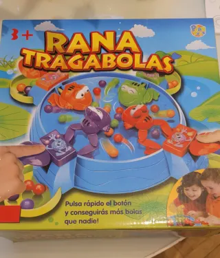 Rana Tragabolas Juego Infantil