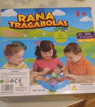 Rana Tragabolas Juego Infantil