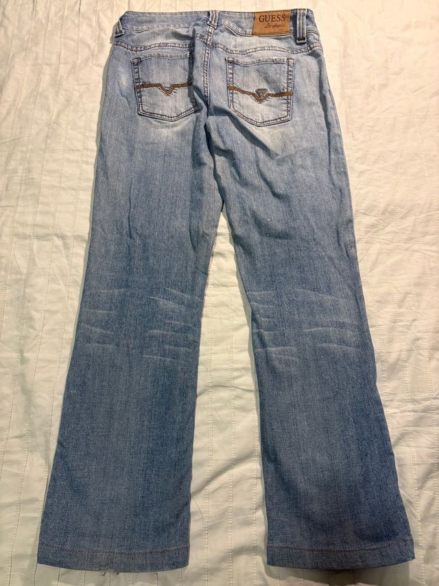 Vaqueros Guess Talla S/36 Azul Desgastado