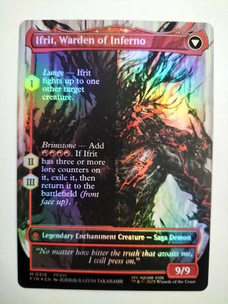 Clive, Ifrit's Dominant Foil MTG x Final Fantasy