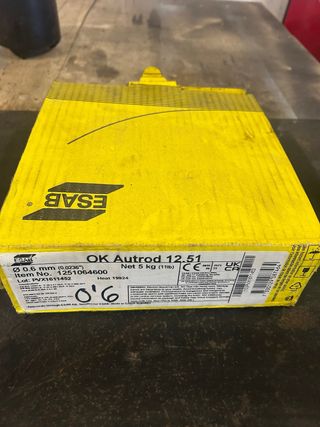 Hilo soldar macizo 0,6 ESAB