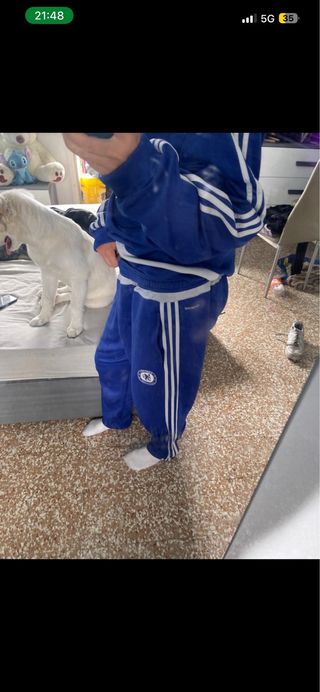 Tuta Chelsea Adidas Blu