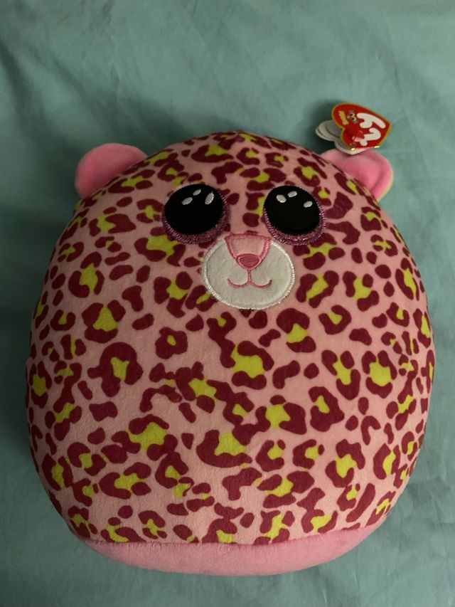 Peluche almohada leopardo rosa Ty Beanie Boo