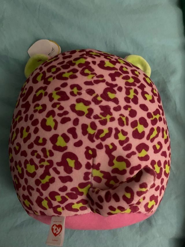 Peluche almohada leopardo rosa Ty Beanie Boo