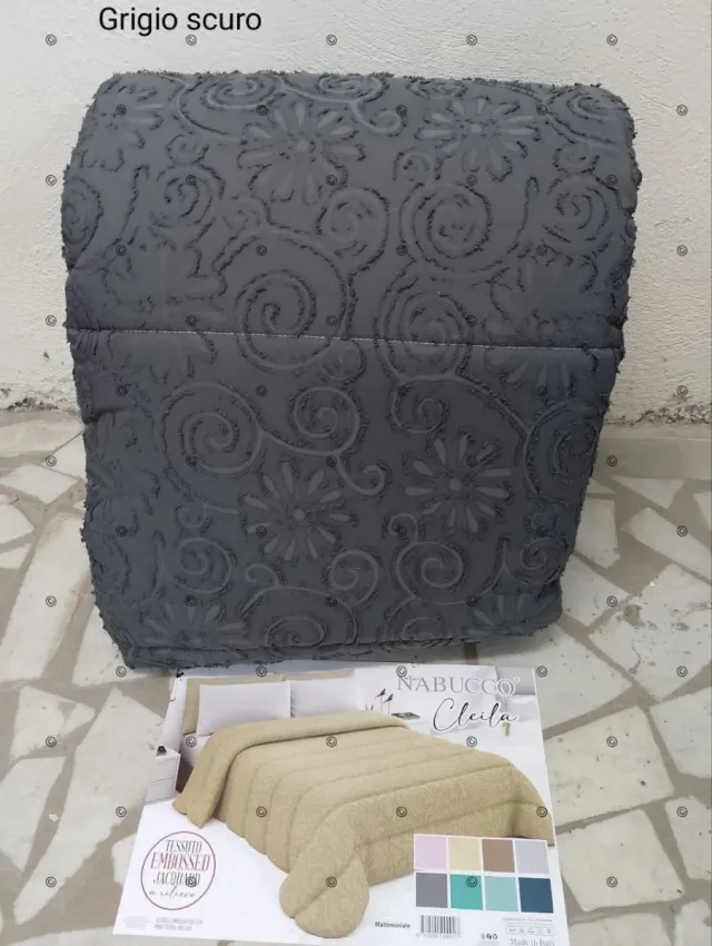 Trapunta Nabuco Cleila Rilievo Blu