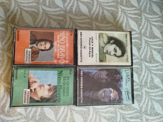 Lote 4Cassettes: Nino Bravo y Lole y Manuel