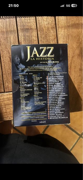 DVD Jazz: La Historia de Ken Burns