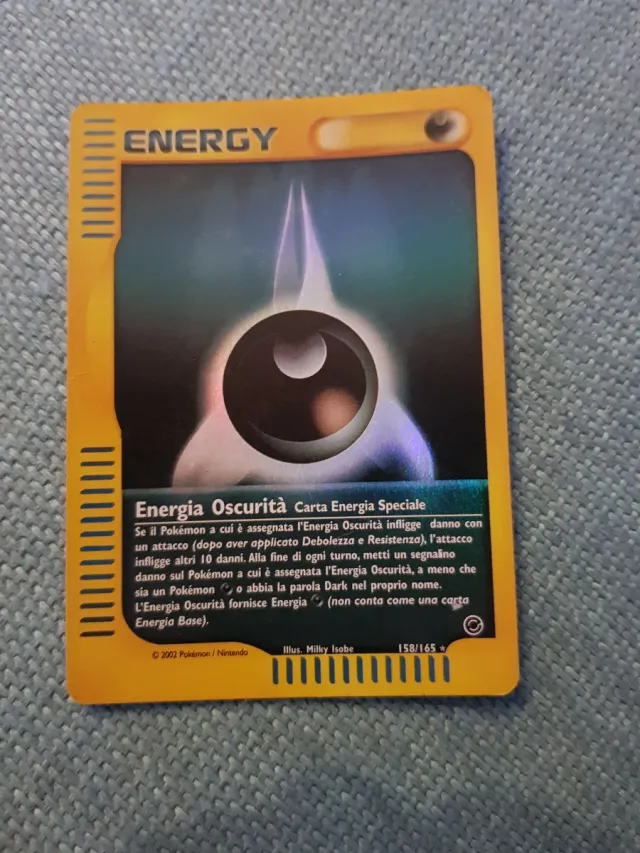 Carta Pokemon Energia Oscurita Holo Expedition 