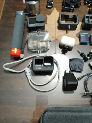 GoPro Hero 9 Black + Accesorios precio aparte.