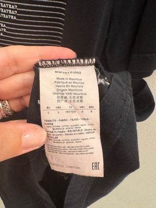 Maglia Uomo Emporio Armani EA7 Nera