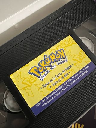 Pack 2 Películas VHS Pokémon (Español)