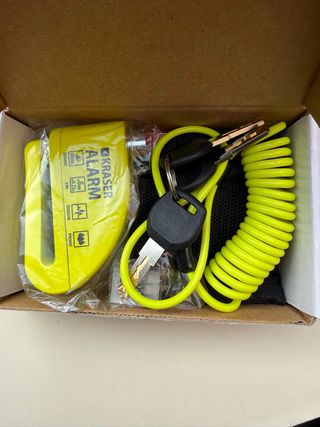 Candado de moto con alarma KRASER