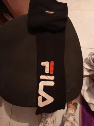 Pantalones Fila Negros