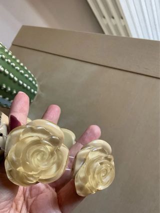 Bracciale donna con rose avorio