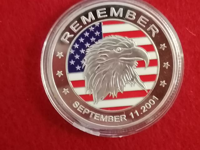 Moneda Remember Sept. 11, 2001 Torres Gemelas