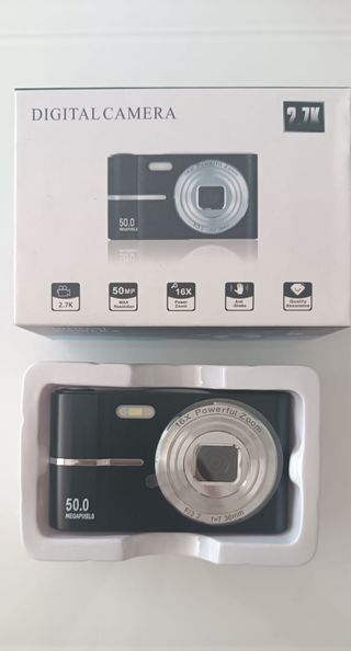 Cámara Digital 50MP 16X Zoom 2.7K