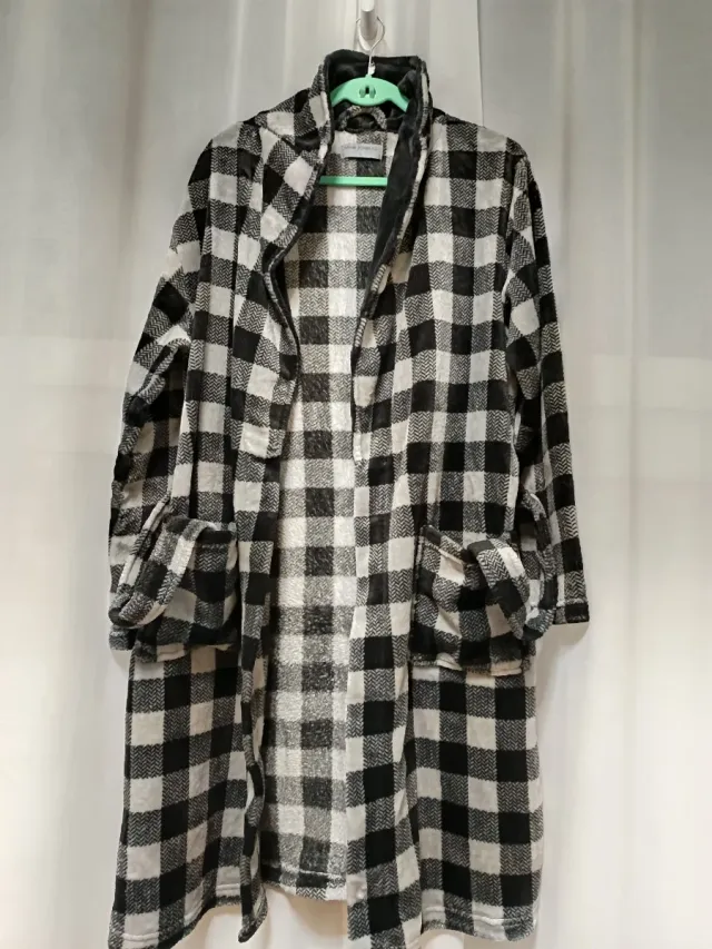 Albornoz cuadros Mundo Pijama Talla L