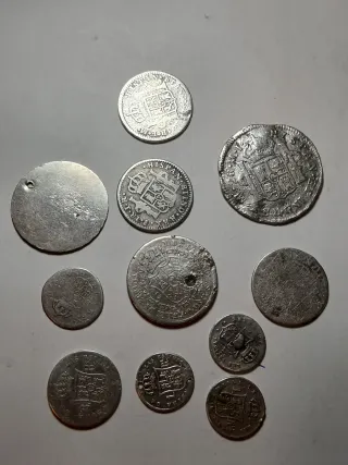 21 Monedas Españolas Antiguas.