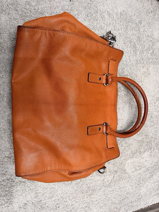Bolso Michael Kors Naranja Piel