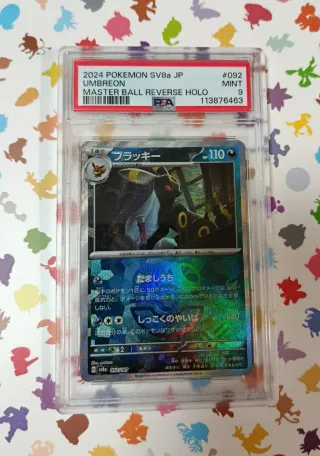 Pokemon Glaceon PSA 10 y Umbreon PSA 9