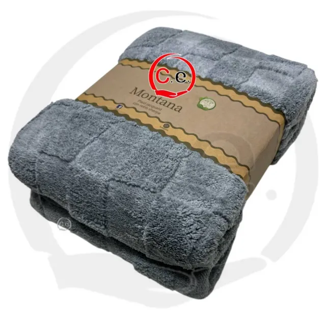 Coperta plaid matrimoniale viola