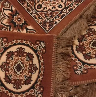 5 Tappetini Beige/Marrone