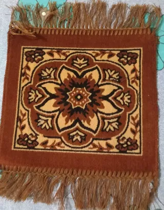 5 Tappetini Beige/Marrone