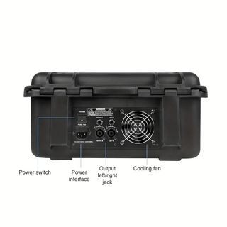 Mesa de Mezclas Autoamplificada Negra 900W