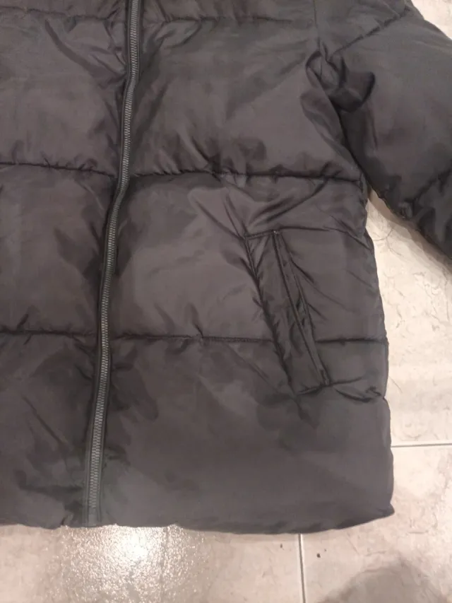 Chaqueta acolchada niño negra