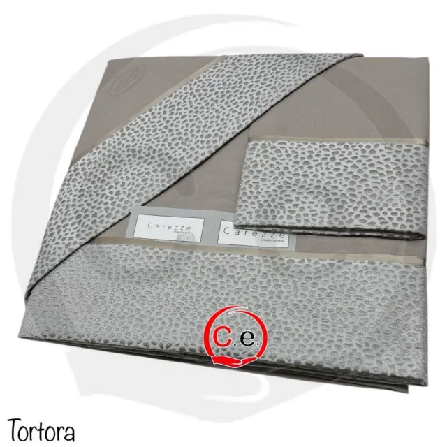 Lenzuola Cipria con fantasia leopardata