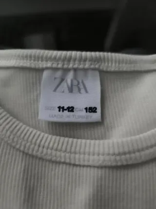 Camisetas Zara manga larga niña