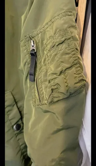 Chaqueta Bomber Alpha Industries Verde Talla M