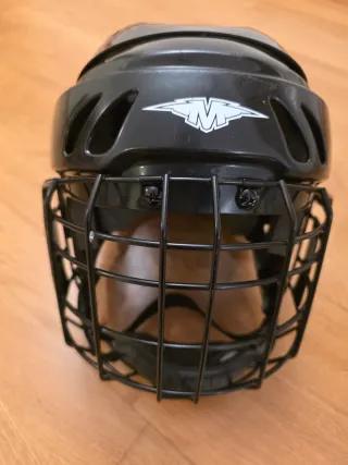 Casco de Hockey Negro Talla L