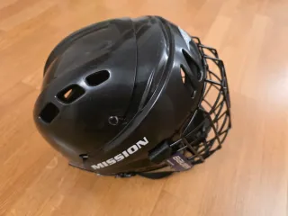 Casco de Hockey Negro Talla L