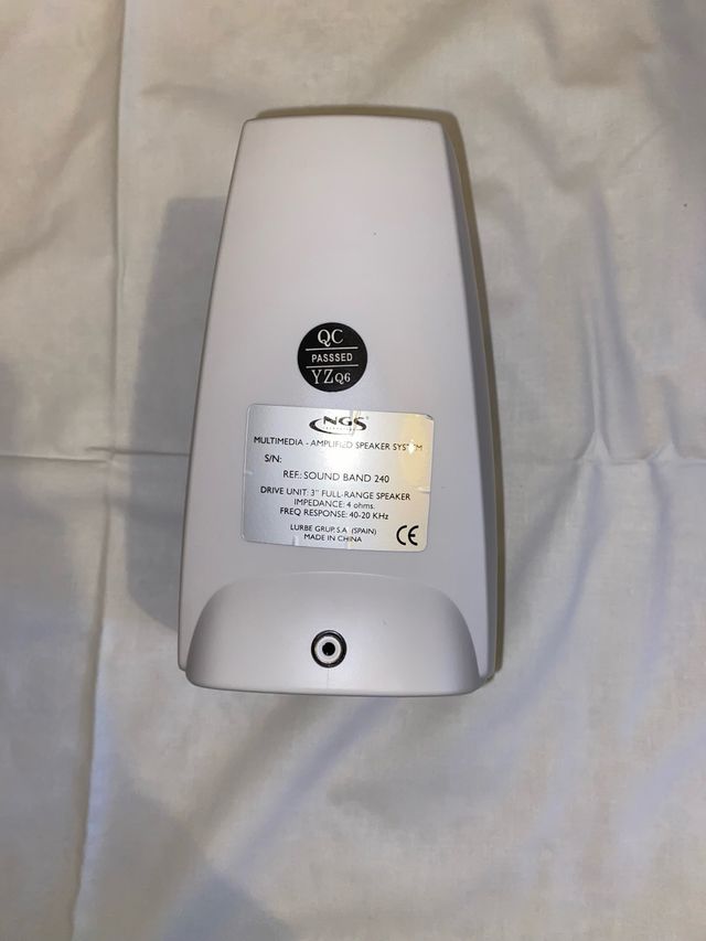 Altavoz NGS Azul y Blanco