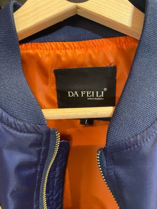 Chaqueta bomber azul APOLO