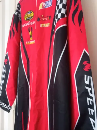 Disfraz Mono Piloto Carreras Sin Estrenar