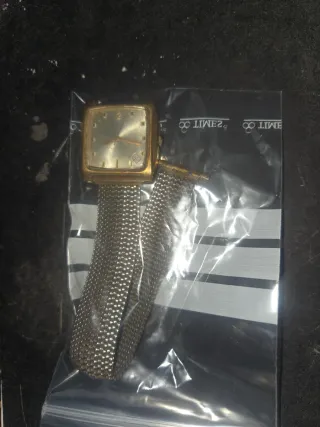 Reloj de pulsera mujer dorado y plateado