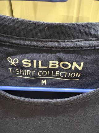 Camiseta azul marino Silbon Talla M
