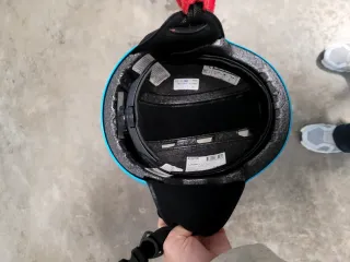 Casco de esquí junior azul