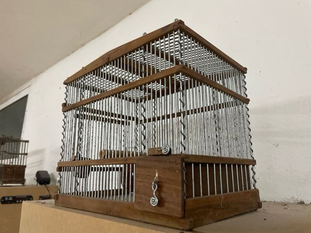 jaulas antiguas para mixtos y colorines 