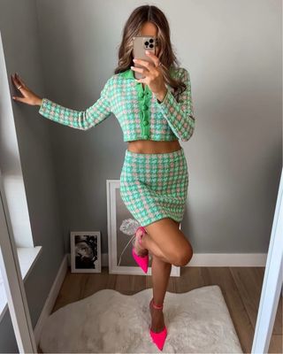 Conjunto Pata de Gallo 