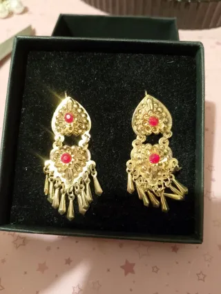 Orecchini vintage  a forma di cuore