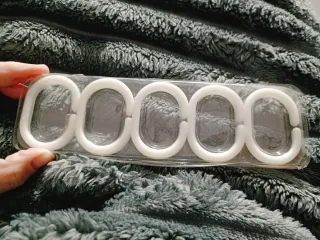 -10 Anillas para Cortina de Ducha