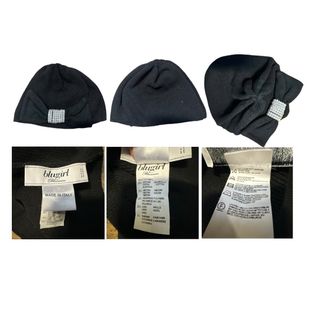 SF1.10 Cappello Blugirl nero con fiocco e dettagli