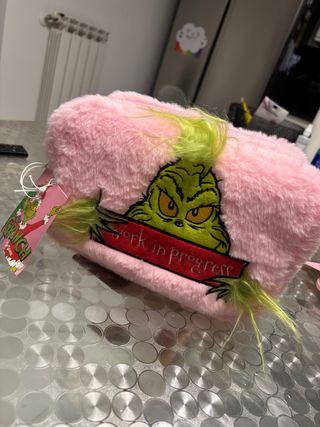 Pochette Il Grinch Peluche Rosa