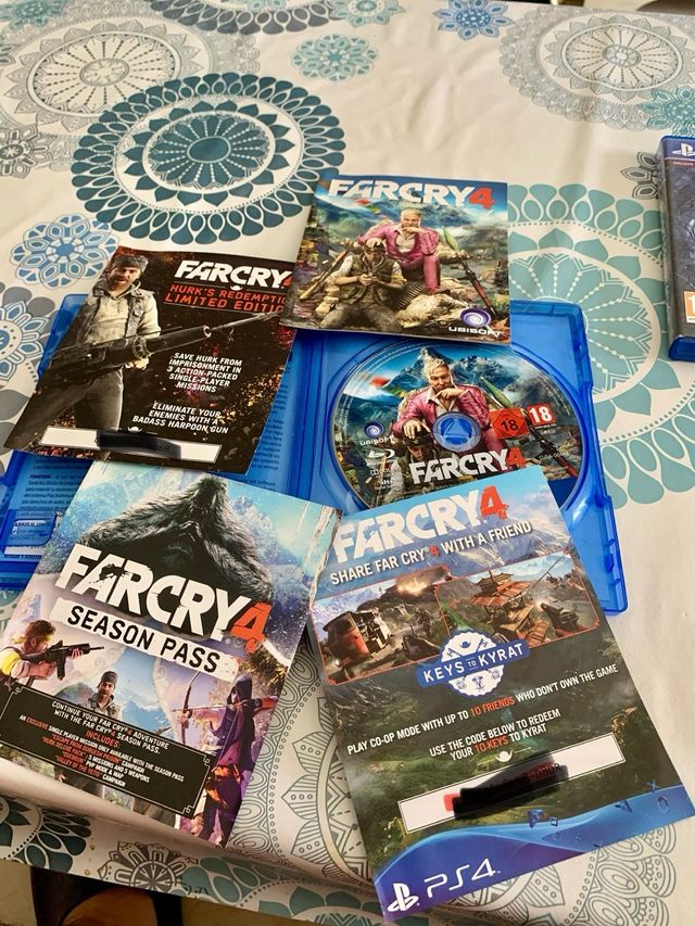 Pacchetto 5 giochi per PS4: Uncharted 4, Far Cry 4, Black O