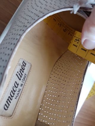 Amaca Linea Scarpe Oxford Derby N.39 Made in Italy