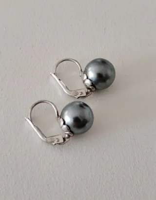 Pendientes Perla Plata 925
