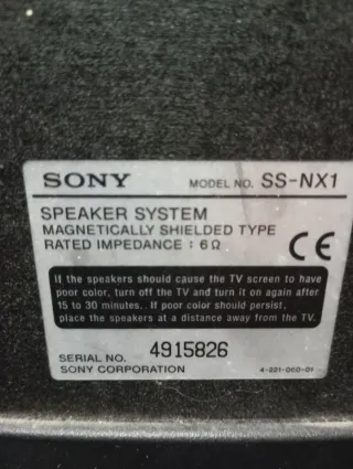 Altavoces Sony y Yamaha con Subwoofer